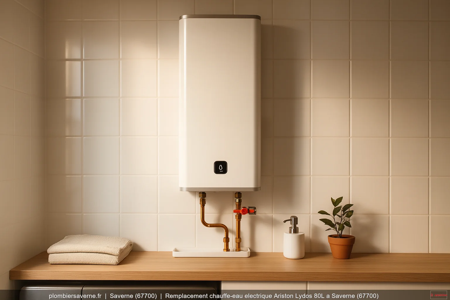 Remplacement chauffe-eau electrique Ariston Lydos 80L a Saverne (67700)